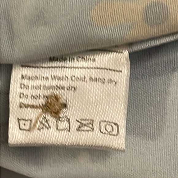 Epmo Light Blue Art to Wear Button Down NWOT - Picture 6 of 8